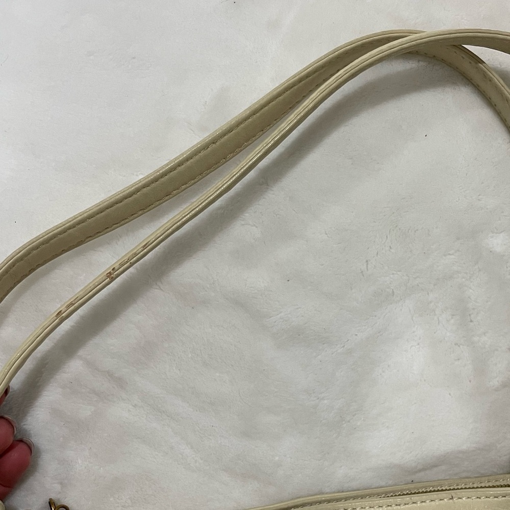 HOBO Cream Leather Hobo Backpack with Tassel - Picture 10 of 12